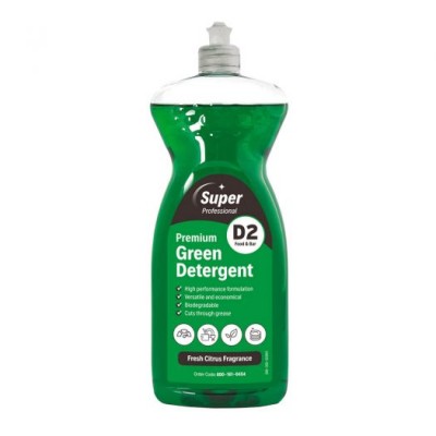 D2 Premium Green Detergent (12x1L)